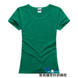 Brand New fashion women t-shirt brand tee tops Short Sleeve Cotton tops for women clothing solid O-neck t shirt ,Free shipping