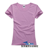 Brand New fashion women t-shirt brand tee tops Short Sleeve Cotton tops for women clothing solid O-neck t shirt ,Free shipping